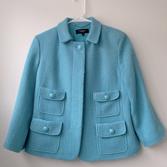 Talbots Jackets & Blazers - Black Label Wool Mid-century Style Jacket